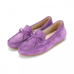 Barbara Leather Suede Driving Women S Loafer Bbj123pr 225mm