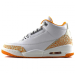 Jordan Air Jordan 3 Vintage Korvpallijalatsid Naiste Valge Oranž CK9246-101 36