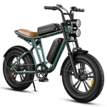 Elektriline jalgratas ENGWE M20, 750W mootor, 48 V 26 Ah aku, tippkiirus 25 km/h, s&otilde;iduulatus 150 km, 20*4.0 tollised rehvid roheline
