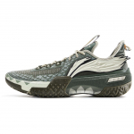 Li Ning Jie Ao Cushioning Slip Resistant Lightweight Rebound Low top Basketball Shoes Men's Yellow Green ABFU035-1 40