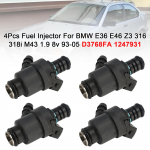 4 tk K&uuml;tusepihusti BMW E36 E46 Z3 316 318i M43 1.9 8v 93-05 D3768FA 1247931 jaoks