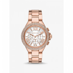 Michael Kors Suur Camille Pav&eacute; Roosa Kuldse Tooniga K&auml;ekell MK6995 roosa kuldne v&auml;rv