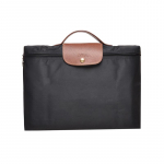 Longchamp Le Pliage 37 L&uuml;hikeste k&auml;epidemetega Minimalistlik Suure mahutavusega L&otilde;uend nahkdetailidega Kandekott Naiste Kandekott Must 2182089001 Black