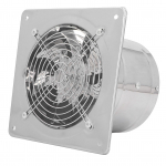 6-tollise metallist v&auml;ljat&otilde;mbeventilaator koos  ja tagasil&ouml;&ouml;giklapiga 500 m&sup3;/h Seinale paigaldatav ventilatsiooniventilaator Garaaži K&ouml;&ouml;ki Vannituppa Kanakuuti H&otilde;bedane