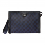 Gucci Ophidia Pallaadiumi Riistvara Vintage Logo Topelt G L&otilde;uend ja Nahast Sidur Meeste sidur Sinine Tumehall 760243-UULBN-4055 Basic Set (Bag+Dust Bag)