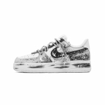 Nike Air Force 1 Kulumiskindel Unistus Lehmaknahast Madalad Rula Kingad Unisex Must Valge CW2288-111(Team997-) 42