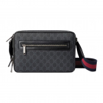 Gucci GG Supreme T&otilde;mblukuga Reguleeritava &Otilde;larihmaga L&otilde;uendist Crossbody Kott Keskmine Meeste kotid Must 822072-FADJA-1042 Printed,Basic Set (Bag+Dust Bag)