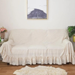 Diivanikatted Pehmed diivanikatted Ruffled Terylene Cotton Elutuba Lemmikloomadele Mitmeotstarbelised Eriti Suured M&ouml;&ouml;blikatted Dekoratiivsed 100x160cm gray