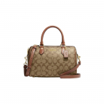 K&auml;ekott Coach Rowan Signature l&otilde;uend Nahk Khaki Pruun Kuldne Riistvara Crossbody K&auml;ekott Naistele Igap&auml;evane T&ouml;&ouml;les&otilde;it Reisimine Ostlemine CH280-IME74 Basic Set (Bag+Dust Bag)