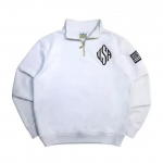 Y2K Retro sviiter Varruka tikand USA lipp Seisukrae Kolmveerand-lukuga pullover Ni&scaron;&scaron; t&auml;navamood Unisex &Uuml;lem&otilde;&otilde;dulised topid S
