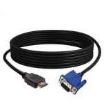 10M HDMI-VGA kaabel heliga arvuti ja LCD-monitori jaoks