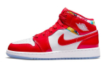 Jordan 1 Mid Barcelona Kampsun Punane Lakknahk GS DC7248-600 35.5