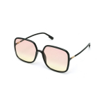 Dior SoStellaire1 Ruudukujulised P&auml;ikeseprillid Roosast Kollaseks &Uuml;leminekuga Naiste P&auml;ikeseprillid Must SOSTELLAIRE1--807VC Basic Packaging-Eyeglass Case+Box,F,Black