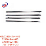 Honda autoukse ilmastikukaitse: V&auml;lis klaasi tihendusliist 72450-SV4-013 72450-SV4-013 black