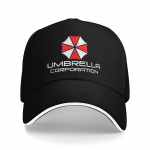 Umbrella Corporation Pesapallim&uuml;ts Retro Reguleeritav Kihtm&uuml;tsid Meestele Naistele Hingav Isa M&uuml;ts Jooksmine Golf Adjustable must