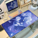 HD Prindiga Genshin Impact Nod-Krai Tegelase Mustriga Hiirematt Flins Lauma Aether Lumine S&uuml;learvuti M&auml;ngimine Anime Armas Hiirematt PC Matid 600x300x2mm
