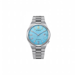 CITIZEN TSUYOSA seeria TSUYOSA seeria Automaatne terasrihm 40mm meeste k&auml;ekell sinine sihverplaat NJ015153L sinine