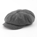&Uuml;lem&otilde;&otilde;tmeline kaheksanurkne Newsboy m&uuml;ts Suur pea Mehed Naised &Uuml;hev&auml;rviline Baret Pageboy Visiir Paperboy Meremehe Fiddler m&uuml;ts T&uuml;druk Pagari Poiss Taksijuht 59cm black