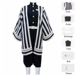 Kimetsu Demon Slayer No Yaiba Cosplay Iguro Obanai Halloweeni T&auml;iskasvanute &Uuml;likonna Kost&uuml;&uuml;m S