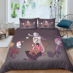 Hazbin Hotel Multifilmim&auml;ng Tekikate Padjap&uuml;&uuml;r Voodipesukomplekt T&auml;iskasvanud Poisid T&uuml;drukud Magamistoa Kaunistus Lastekingitus &Uuml;he- ja Kahekohaline Suurus 100x135cm