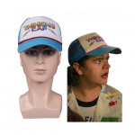 Stranger Things Hooaeg 4 Dustin M&otilde;tlemism&uuml;ts P&auml;ikesekaitsega Basepall Cosplay T&auml;iskasvanud