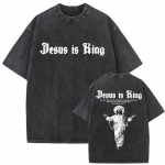 Kristlik Religioosne Jeesus Anna Neile Andeks Isa Vintage Pestaud T-s&auml;rk Meestele Naistele Gooti Rock &Uuml;lem&otilde;&otilde;dulised T-s&auml;rgid Topid S
