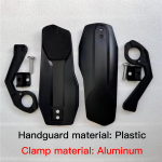 K&auml;epidemekaitse Nock V2 Mtb Jalgratta K&auml;epidemekaitse MTB XC Enduro Endurance E-jalgratta Downhill Jalgratta Lenkrile Kaitse Oma K&auml;si HSB-Black Aluminum