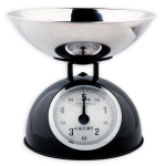Madal Hind Metallkorpus Dial Vedruga Kaal Mehaaniline K&ouml;&ouml;gikaal Toidukaal Vedrukaal Kaalub Kausiga 5kg 4kg 20g (BLACK,25G&5KG&24.5X24.5X21.2cm) must