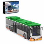 712 tk linna pikendatud bussi ehitusplokid transpordi reisibussi mudeltellised t&ouml;&ouml;laua kaunistused isetegemise m&auml;nguasjad lastele p&uuml;hadekingitused With Box