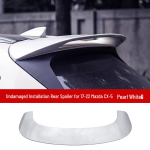 Mazda CX-5 Tagumine ja &Uuml;lemine Spoiler Tuuledeflektori Komplekt (2017-2024) - Lihtne paigaldus liimiga Gloss Black