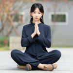 Meeste uus Hiina stiilis Tai Chi ja meditatsiooni kahet&uuml;kiline komplekt joogaks ja hommikusteks harjutusteks XL roheline