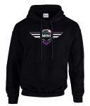 Mini Cooper Logo Auto Kapuutsiga Pusero Must -3540 -SW XXXL black