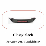 2007-2017 Suzuki Jimny jaoks ABS-plastikust auto tagumine pagasiruumi katusekate pagasiruum lambiga spoiler tiivad v&auml;lis tuning tarvikud osad Glossy Black