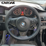 Must kunstnahast roolikate BMW E60 E61 Touring 530d M sport 545i 550i E63 Coupe E64 630i 645Ci 650i jaoks red thread