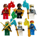 Ninja Kangelane Politseinik Tulet&otilde;rjuja Minifiguuride ehitusklotside komplekt, City World Hariduslik Pusleklotside M&auml;nguasi Poistele T&uuml;drukutele