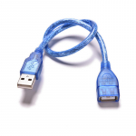 Suurep&auml;rane l&uuml;hike USB 2.0 A-t&uuml;&uuml;pi emas-isa pikenduskaabel 23cm sinine