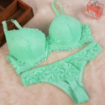 Artdewred BC stringi rinnahoidjakomplekt Push Up Lace Naiste aluspesu alusp&uuml;kste komplekt, G string rinnahoidja l&uuml;hikeste komplektid 32C