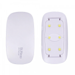 USB LED valgusteraapia lamp Droger Poleerimismasin Voor Curing Nail Gel Art 6W UV LED lamp k&uuml;&uuml;nekuivati USB roosa