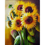 T&auml;iskasvanute teemantmaalimise komplekt 5D DIY Full Diamond Diamond Art sviit koos Ab Crystal p&auml;itsetega p&auml;evalillega 20*30 cm