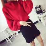 Kevad s&uuml;gistalvine kampsun kuum M&uuml;&uuml;a uus naiste villane kampsun, soe vabaaja pikkade varrukatega sviiter One Size valge