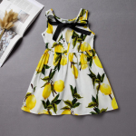 V&auml;ikelapsed Beebid Lapsed T&uuml;drukud Varrukateta Sidrunipuu Seelik Printsess Kleidid Riided 100