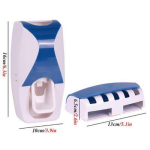 Automaatne laisk hambapasta dosaator 5 hambaharja hoidik, pigistaja Vannitoa riiul vannitarvikud 0