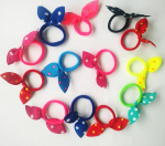 10 tk elastsed juuksepaelad t&auml;pilised armsad vibu j&auml;nesek&otilde;rvad elastsed kummipaelad juuksen&ouml;&ouml;r krigistavad 10pcs