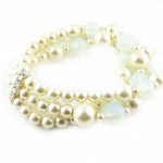 Les Tr&eacute;sors De Lily [E3166] &ndash; k&auml;ev&otilde;ru 'Sissi' valge valge