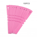 100 tk Plastikust lasteaia aiakaunistused Stake Taimesildid Muru ornament