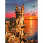 5D teemantmaal Scenic Sea Full Drill Rhinestone pilt tikandid ristpistes 20X30CM