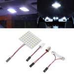 DYS Auto Shop SMD 48LEDs T10 4W 12V valge valgusega auto sisepaneeli tuled kuppellambi pirn