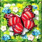 5D DIY teemantmaal t&auml;ispuur ruudukujuline loom liblikas teemanttikandid lilled kivikivid mosaiikkaunistus koduks Full Round 30x30CM punane