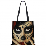 Unikaalsed Sugar Skull Print kandekotid naistele reisivad &otilde;lakotid Suure mahutavusega kokkupandavad naiste tr&uuml;kitud k&auml;ekotid