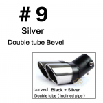 Universaalne autos&otilde;iduki modifikatsiooni ruutv&auml;ljalaske summuti terasest tagatoru #9 curved